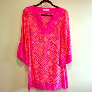 Alice & Trixie 100% silk shift dress